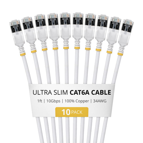 StarTech.com 6ASTP34WHS1FT10PK networking cable