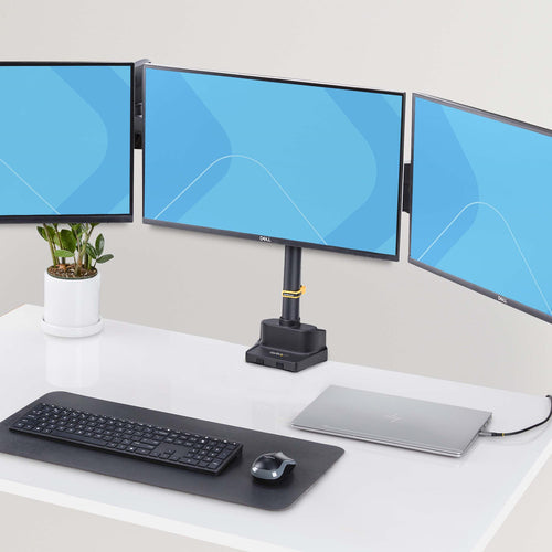 Monitor Mount StarTech.com 3MP2AG Triple Arm VESA 75x75/100x100 Tool-Less Adjustments - 3MP2AG-MONITOR-ARM