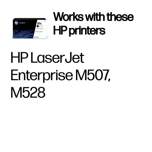 Toner Cartridge HP 89A Black Original 5000 Pages - CF289A