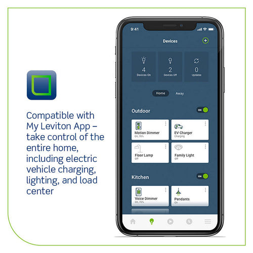 Leviton EV32W electric vehicle charging station