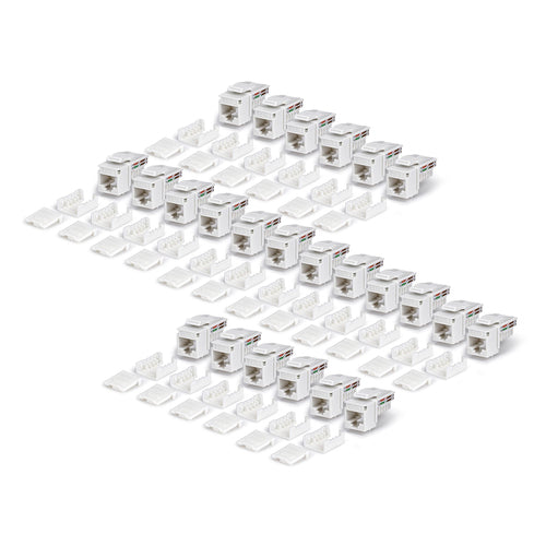 StarTech.com C6KEY110WHE24PK keystone module