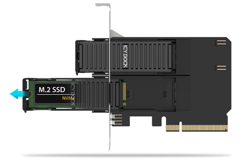 Icy Dock MB312M4P-B interface cards/adapter