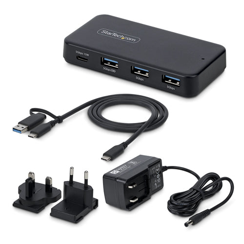 USB Hub StarTech.com 4-Port USB-C USB-A 5Gbps 36W Self-Powered - 311UE-USB-HUB