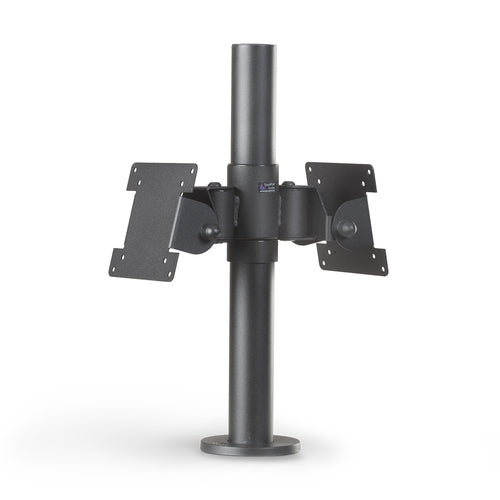 POS Mount Ergonomic Solutions SpacePole Back-to-back Screen Mount VESA 75/100 Metal Black 27.9cm - SPV1103-FX-02