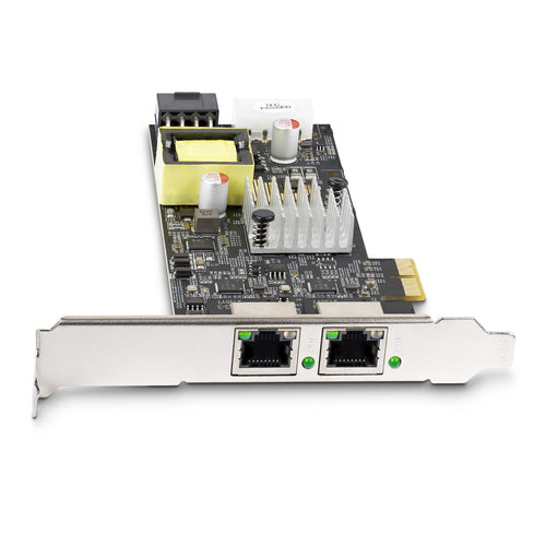 Network Card StarTech.com PR22GIP 2-Port 2.5Gbps PoE Multi-Gigabit NIC PCIe - PR22GIP-NETWORK-CARD