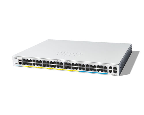 Network Switch Cisco Catalyst C1300-48MGP-4X Managed Gigabit PoE Rack-Mount - C1300-48MGP-4X