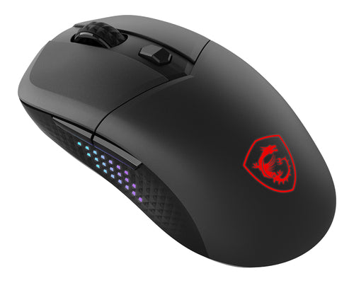 MSI VERSA 300 Elite Wireless Mouse - Optical, 26000 DPI, Bluetooth, USB Type-C