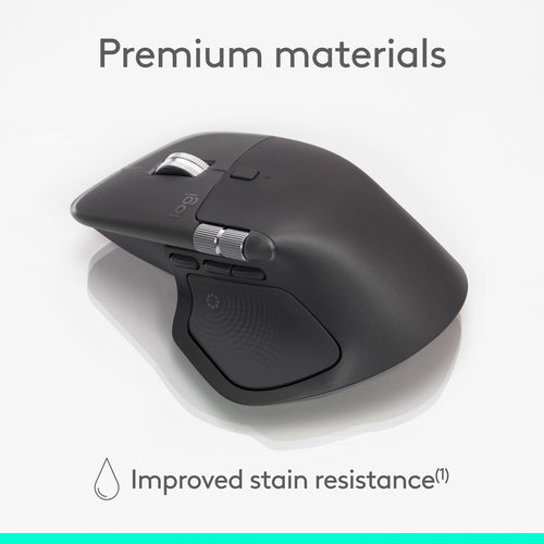Mouse Logitech MX Master 4 8000 DPI Wireless Bluetooth Right-Hand Graphite - 910-007617
