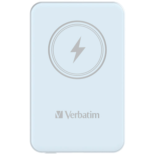 Magnetic Wireless Power Bank 5000mAh Verbatim Quick Charge 3.0 Blue