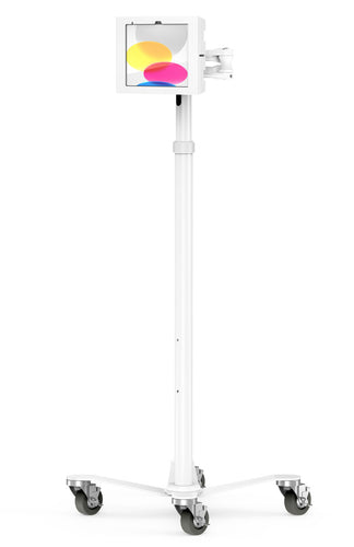 Tablet Security Enclosure Compulocks MCRSTDEXW209APXW White Rolling Cart for iPad 10th and 11th Gen