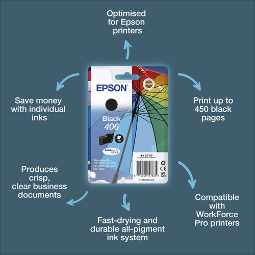 Epson 406 Umbrella DURABrite Ultra ink cartridge