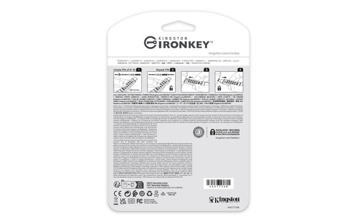 USB Flash Drive Kingston IronKey Keypad 200C 512GB USB-C 280MB/s AES-256