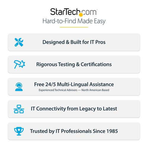 StarTech.com NLWH-20F-CAT8-PATCH networking cable