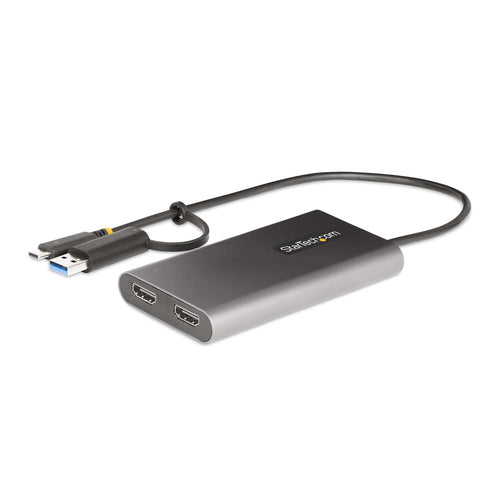 USB-C to Dual HDMI Adapter 4K 60Hz 100W Power Delivery StarTech.com