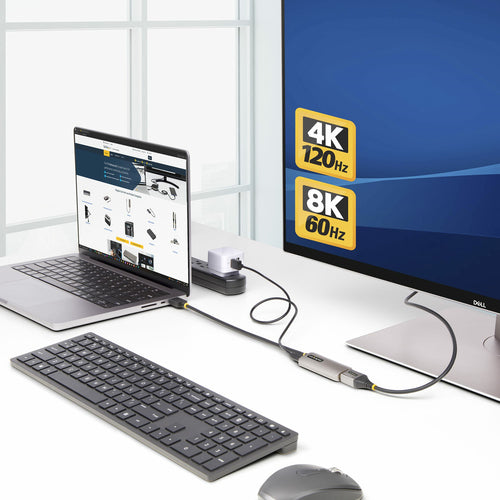 Video Adapter StarTech 1ft HDMI to DisplayPort 8K 60Hz Active - 148B-HDMI-DP-8K