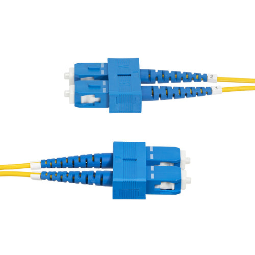 SC to SC Single Mode Duplex Fiber Optic Cable 3m 40G/100G Bend Insensitive