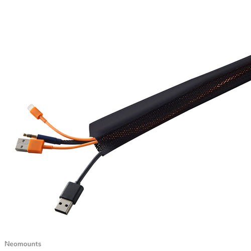 Cable Organizer Neomounts NS-CS200BLACK for 8-10 Cables Universal Plastic - NS-CS200BLACK