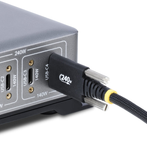 USB-C Charging Cable StarTech 10ft 240W 5A USB 2.0 Rugged - S2CEPR3M-USBSL-CABLE