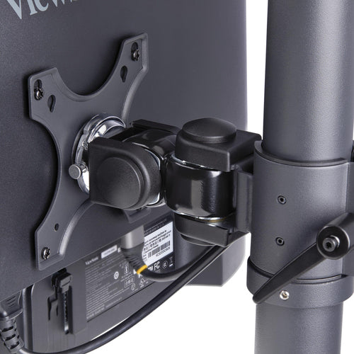 StarTech.com H2MPV-MONITOR-MOUNT Dual Monitor Mount - Supports 2x 49" Monitors, VESA 100x100, 70lb Capacity