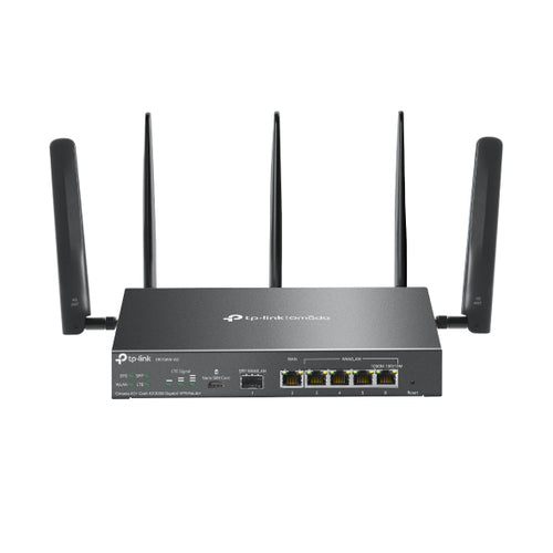 Wireless Router TP-Link Omada ER706W-4G 4G+ Cat6 AX3000 Dual-Band Wi-Fi 6 Desktop - ER706W-4G