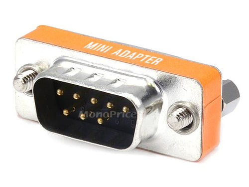 Monoprice RS-232 DB9 Cable Gender Changer Silver