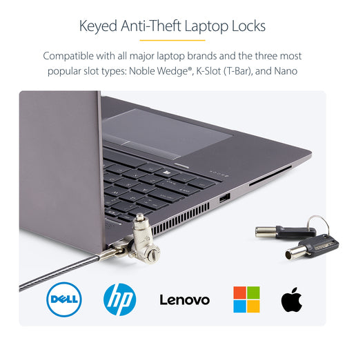 StarTech.com UNIVKA25-LAPTOP-LOCK cable lock