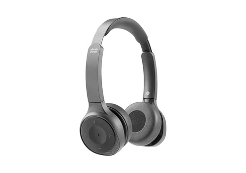 Headset Cisco 730 Wireless Dual On-Ear Bluetooth 20-20000 Hz 216g - HS-WL-730-BUNA-C