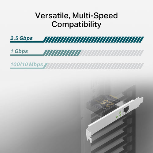 PCIe Network Adapter TP-Link TX201 2.5 Gigabit Wired Ethernet