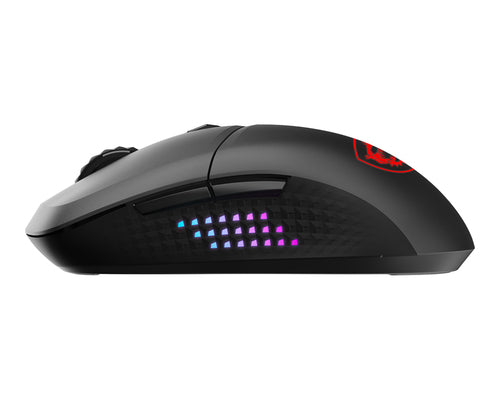 MSI VERSA 300 Elite Wireless Mouse - Optical, 26000 DPI, Bluetooth, USB Type-C