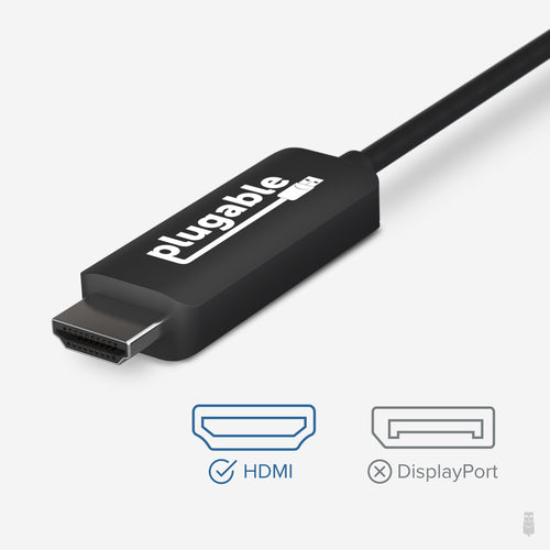 USB-C to HDMI Cable 6ft 4K 60Hz Plugable Technologies Adapter