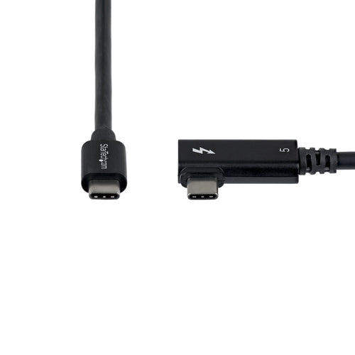 Thunderbolt Cable StarTech.com TBLT5MM80CM240WRA 80Gbps 240W 8K 60Hz Right Angle - TBLT5MM80CM240WRA