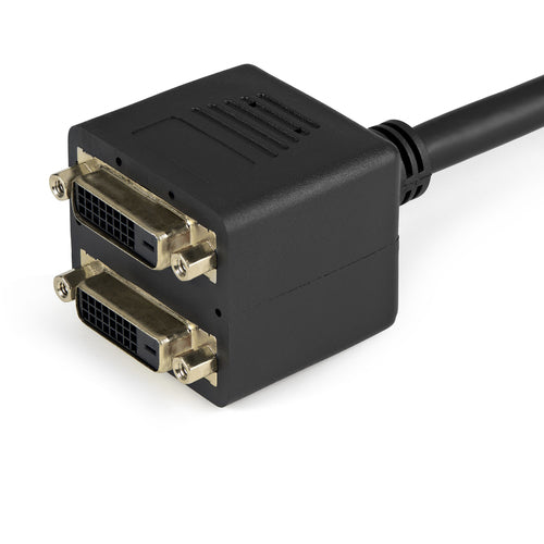 DVI Splitter Cable StarTech DVISPL1DD 30cm 1 Male to 2 Female DVI-D
