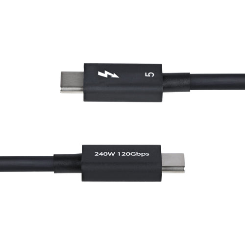Thunderbolt Cable StarTech.com TBLT5MM80CM240W 80Gbps 8K 240W Black