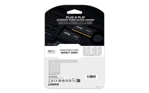 DDR4 3200MT/s 32GB SO-DIMM Memory Module Kingston Technology FURY