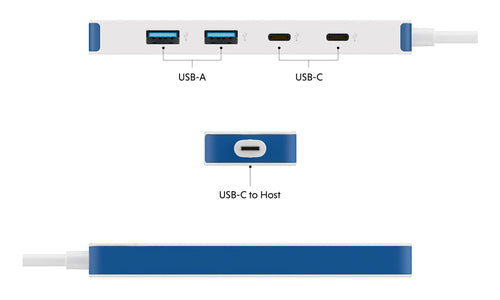 Dock Targus HyperDrive Wired USB 5 Gbit/s White - HD5201BUGL