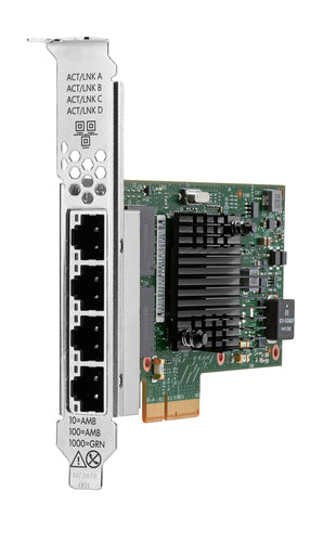 HPE Intel I350-T4 1Gb 4-Port Ethernet Adapter PCIe Wired