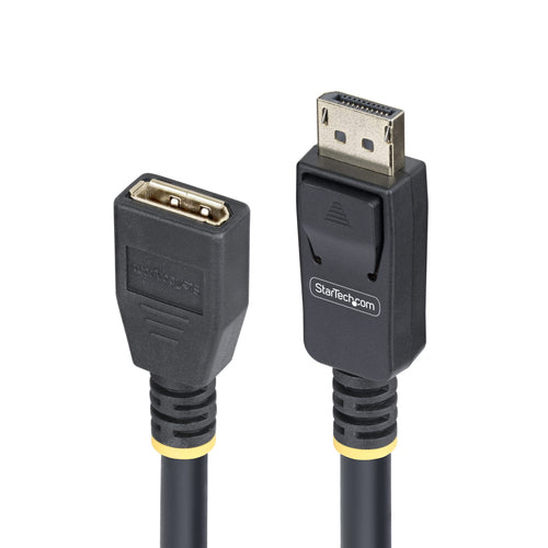 DisplayPort Extension Cable StarTech 10ft 8K 60Hz DP 1.4 Male to Female - 10F-DP14-EXTEND-CBL