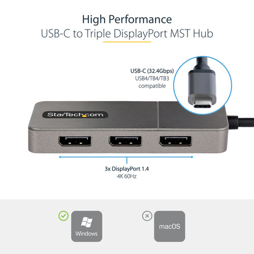 StarTech.com MST14CD123DP USB graphics adapter