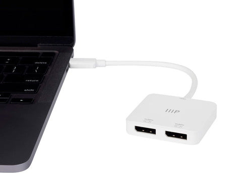 Monoprice USB-C to Dual 4K DisplayPort USB graphics adapter