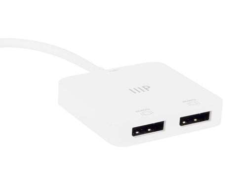 Monoprice USB-C to Dual 4K DisplayPort USB graphics adapter
