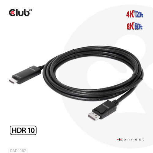 CLUB3D CAC-1087 video cable adapter