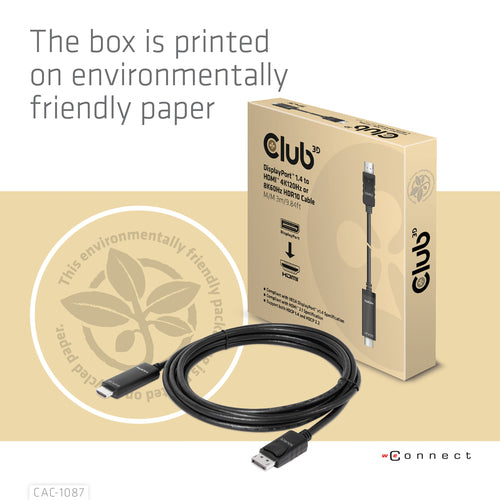 CLUB3D CAC-1087 video cable adapter