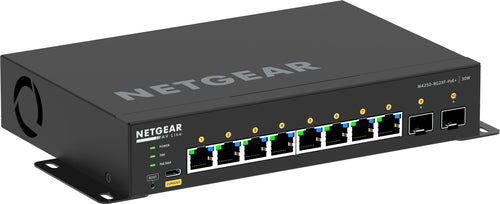 Network Switch NETGEAR GSM4210PX 8x1G PoE+ 220W 2x SFP+ Rack Mounting - GSM4210PX-100EUS