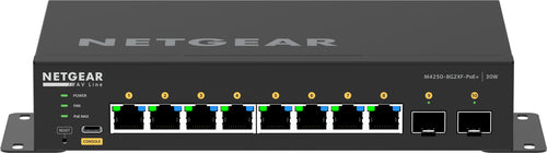 Network Switch NETGEAR GSM4210PX 8x1G PoE+ 220W 2x SFP+ Rack Mounting - GSM4210PX-100EUS