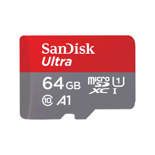 MicroSD Card SanDisk Ultra 64GB Class 10 UHS-I 140 MB/s - SDSQUAB-064G-GN6MA