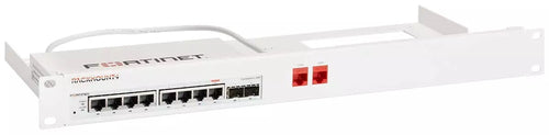 Rackmount.IT RM-FR-T17 Mounting Kit for FortiSwitch 108F - White Rack Accessory