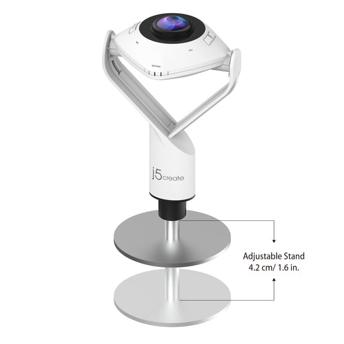 1080p Full HD Webcam 360° Panoramic j5create JVCU360 2.07 MP