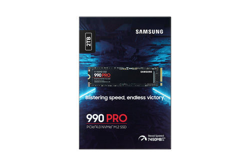 SSD Samsung 990 PRO 2TB NVMe 7450MB/s M.2 - MZ-V9P2T0BW