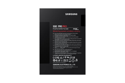 SSD Samsung 990 PRO 2TB NVMe 7450MB/s M.2 - MZ-V9P2T0BW