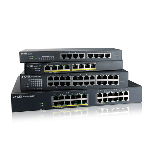Network Switch Zyxel GS1915-24E Managed L2 Gigabit Ethernet Rack Mounting 1U - GS1915-24E-GB0101F